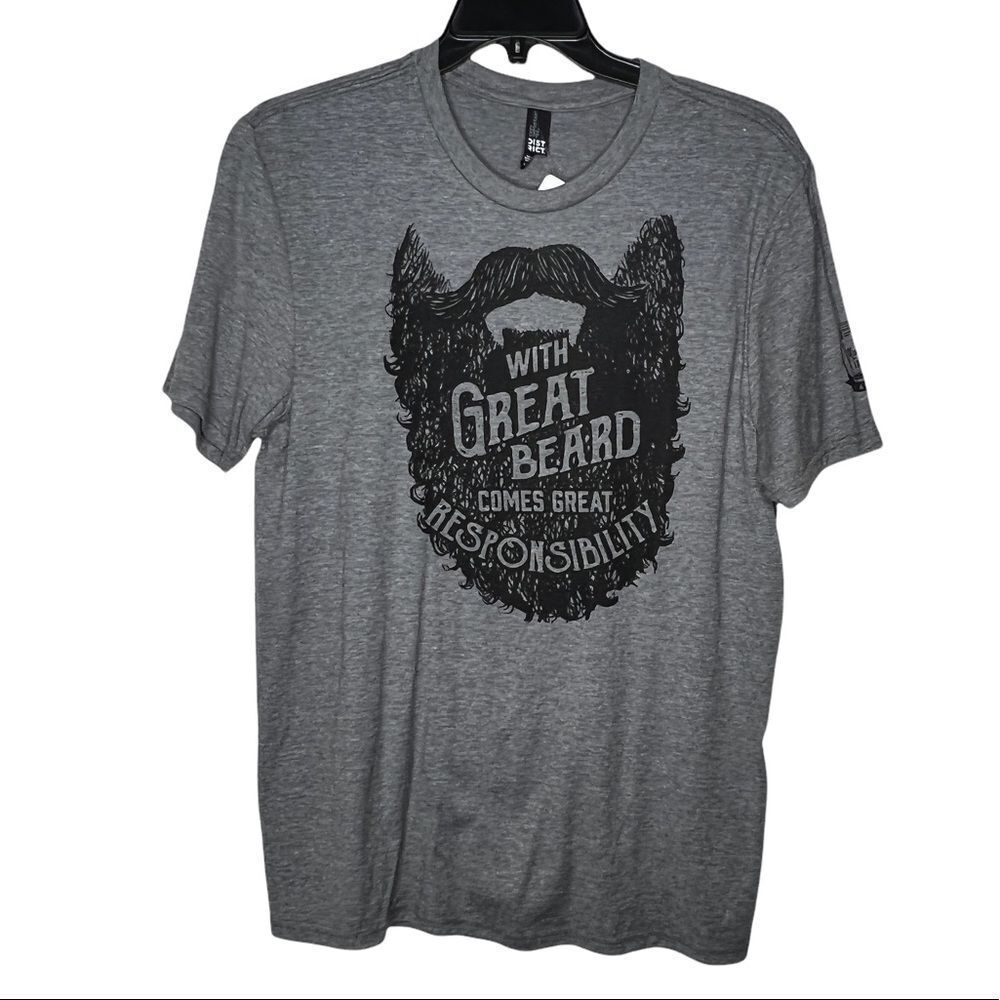 District Mason‎ Jar Great Beard T-shirt nwt